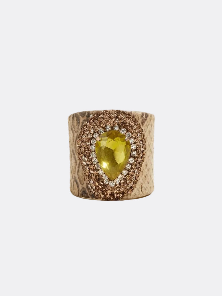 ANILLO CUARZO CITRINO SAFARI