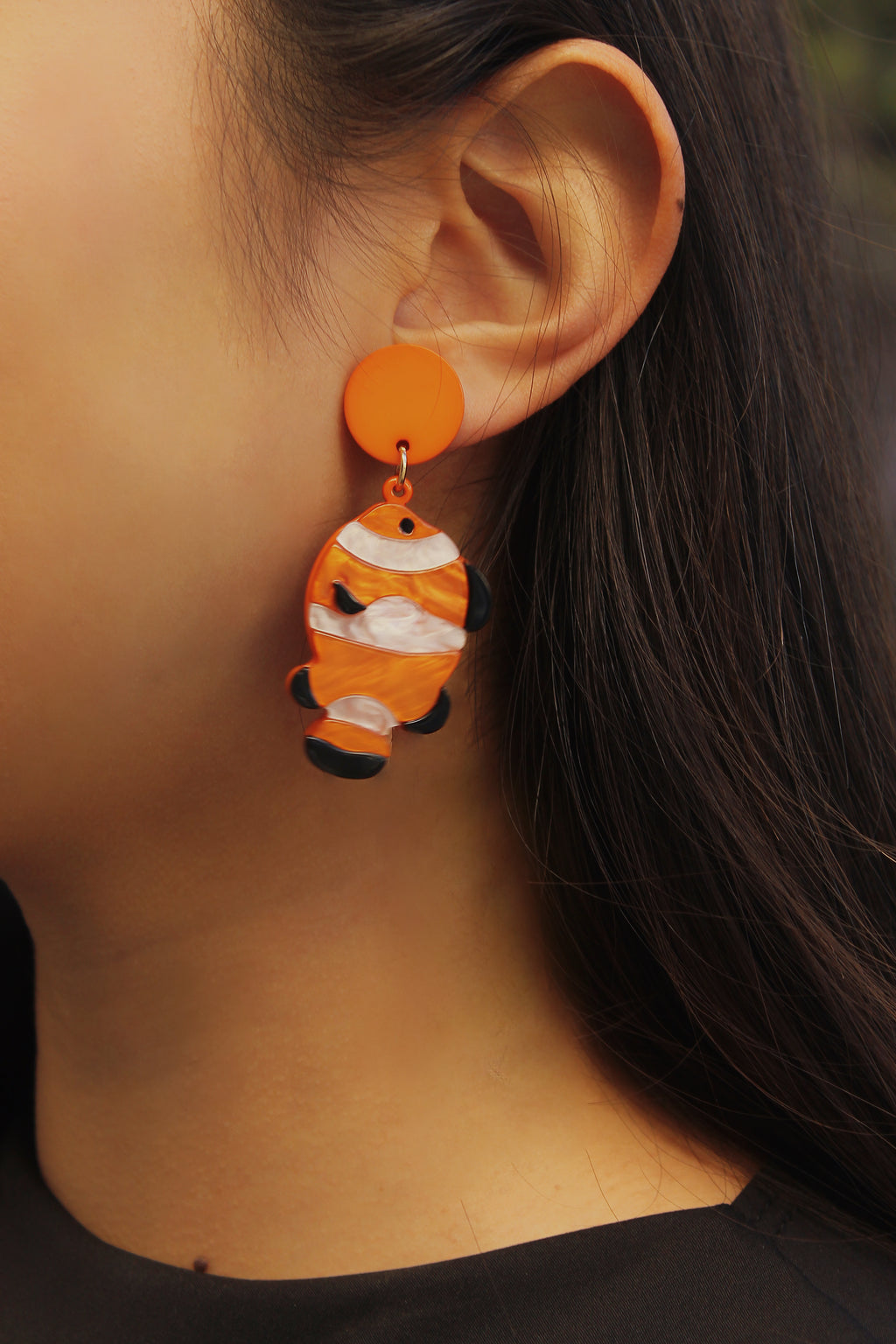 PENDIENTES ACRÍLICO NEMO
