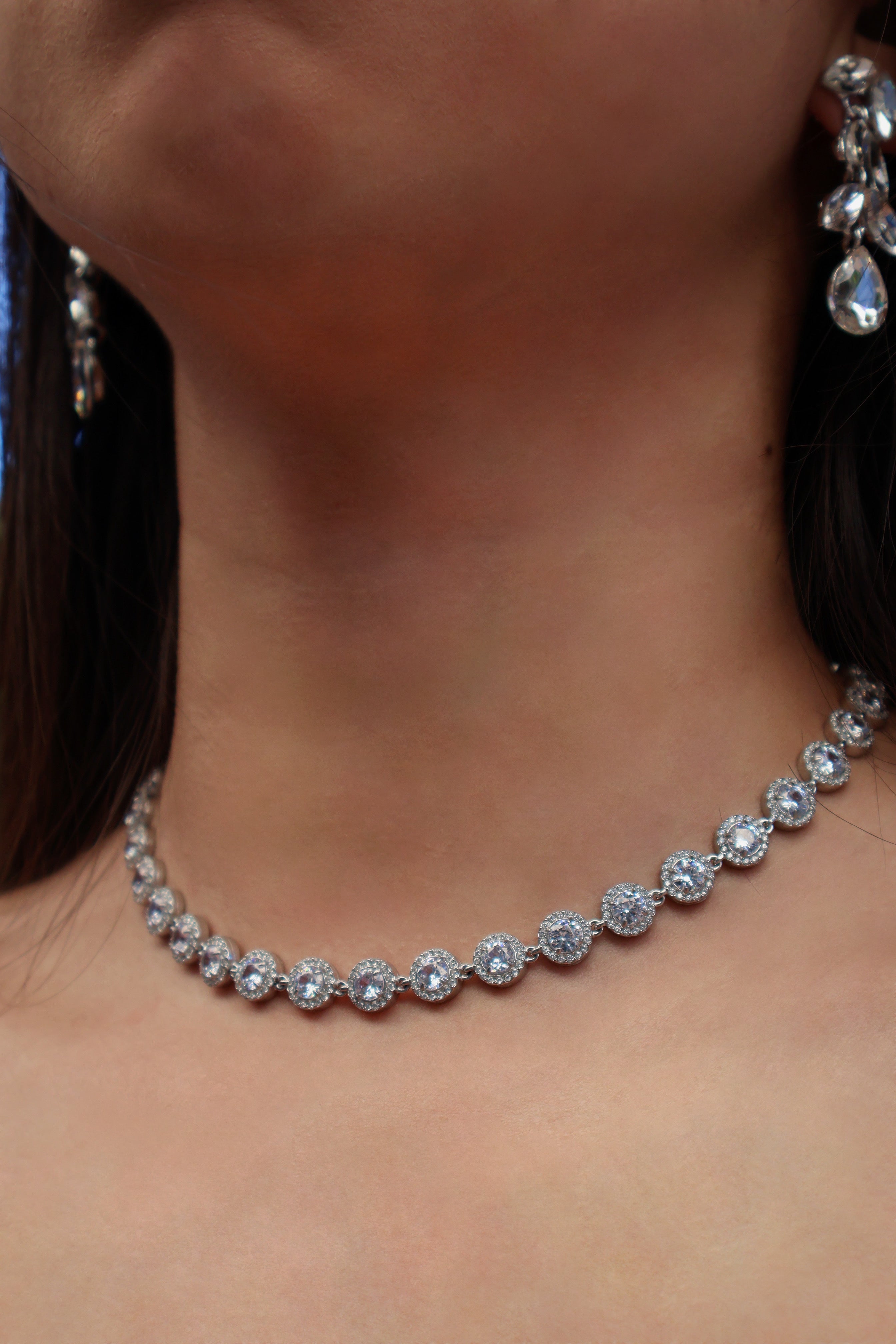 COLLAR ACERO CIRCONITAS