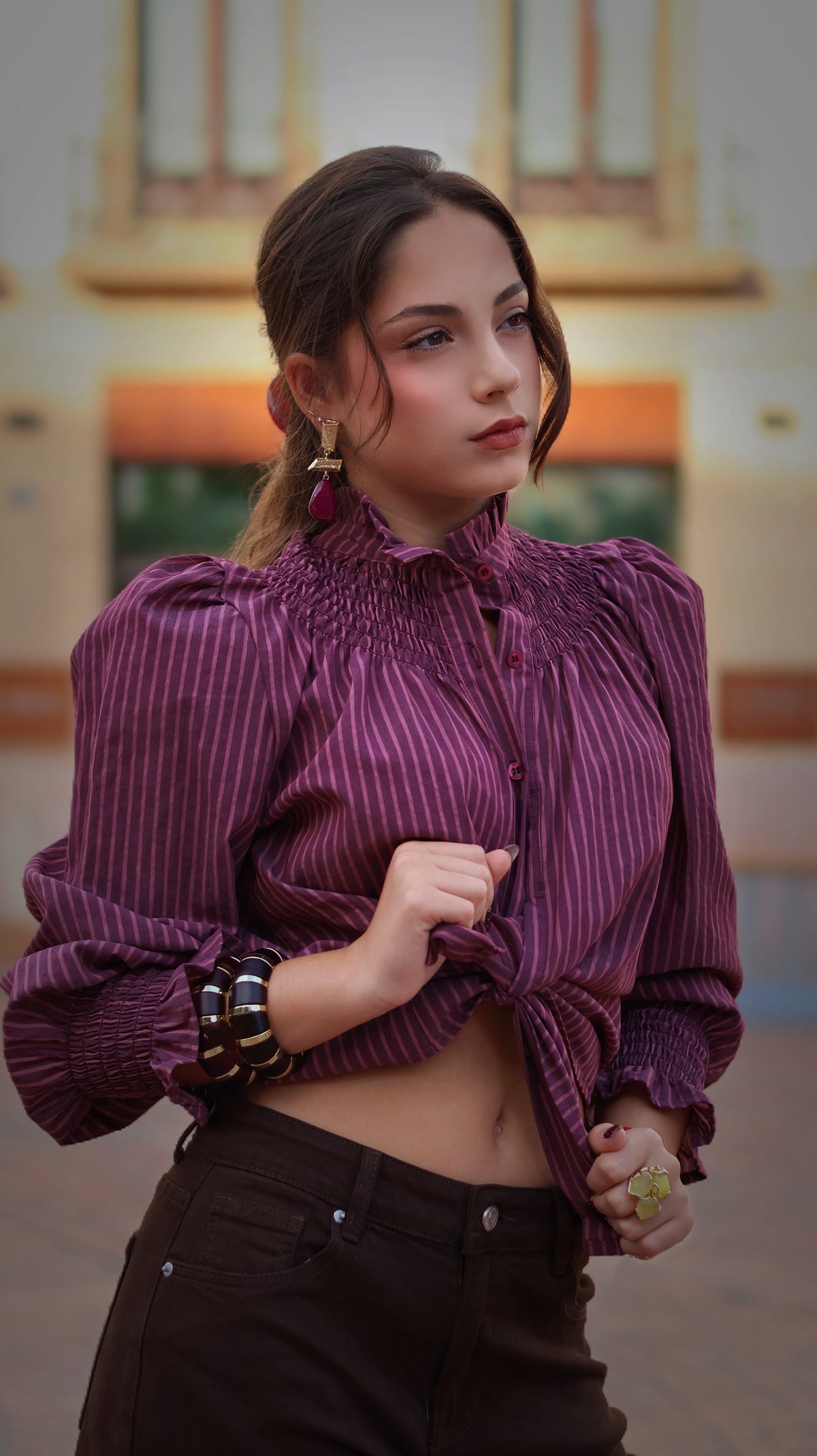 CAMISA VINTAGE PLISEÉ