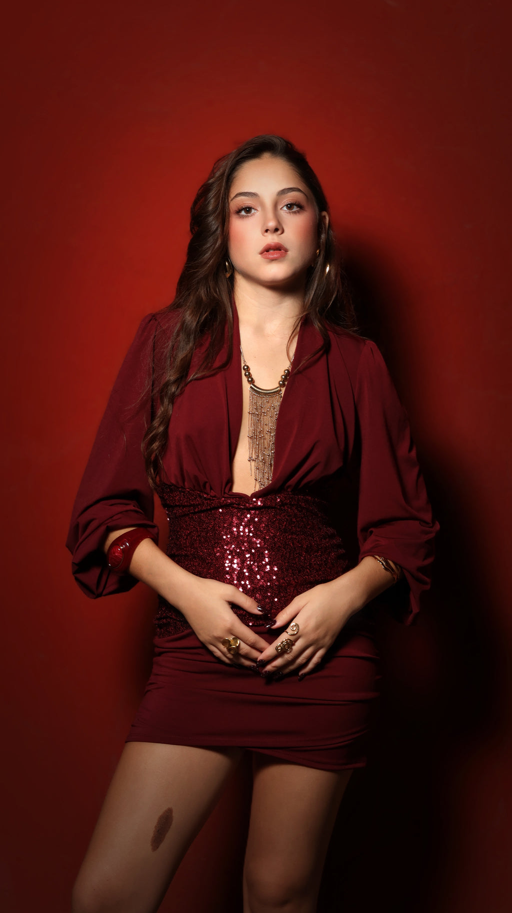 COLLAR SCARLET