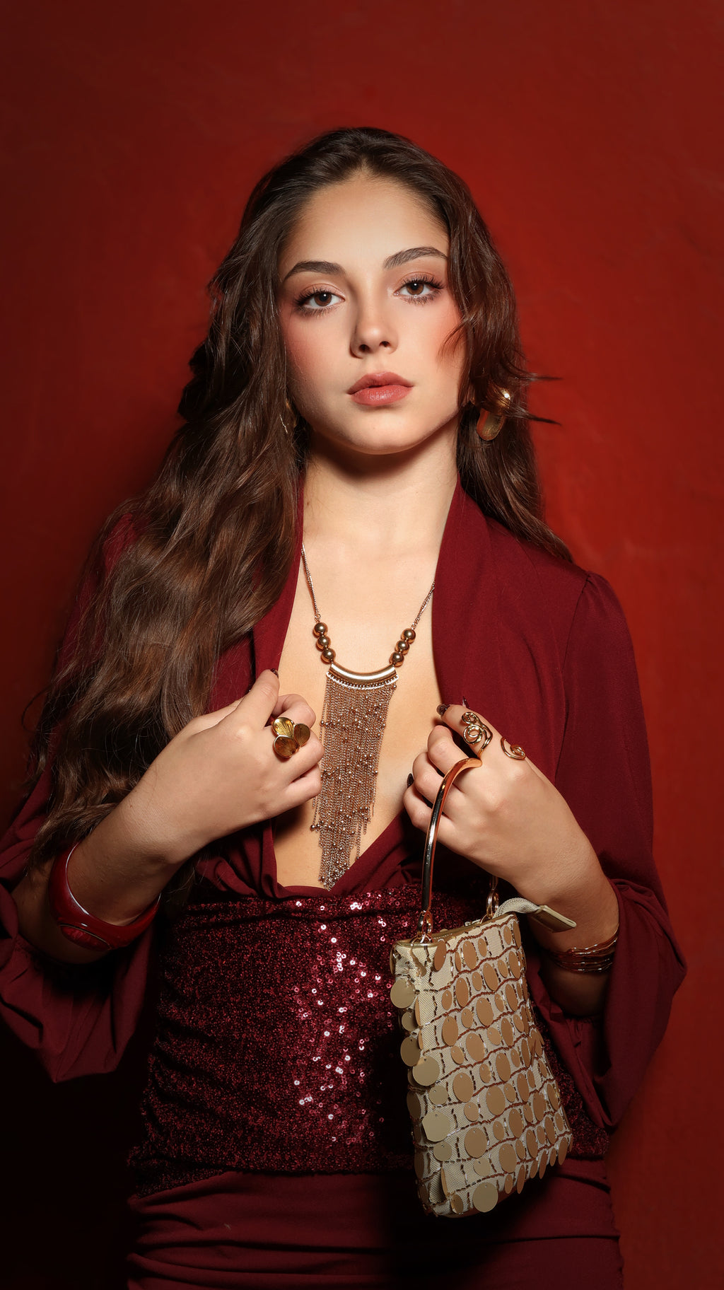 COLLAR SCARLET