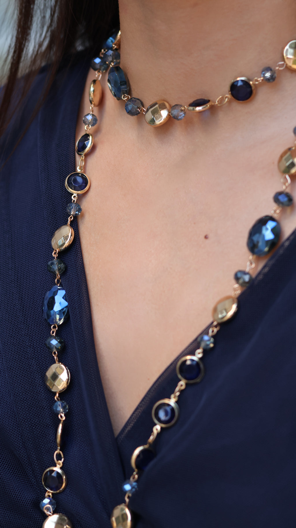 COLLAR TOPACIO AZUL
