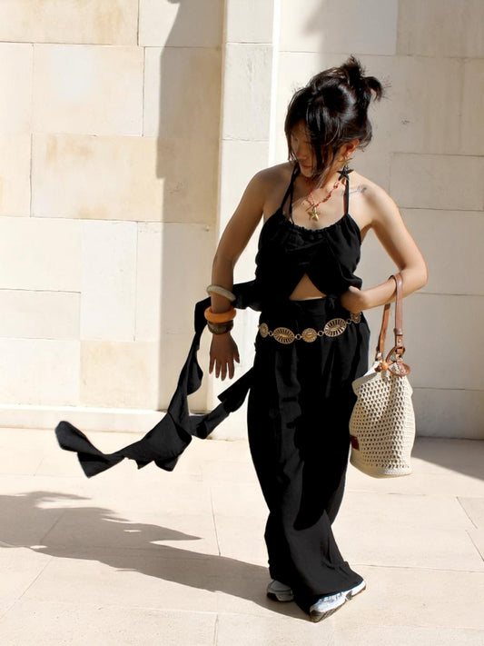 CONJUNTO LINO TOP PANTALON